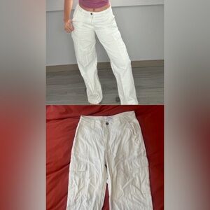 Cotton On Women’s Linen Cargo Pants Size 4